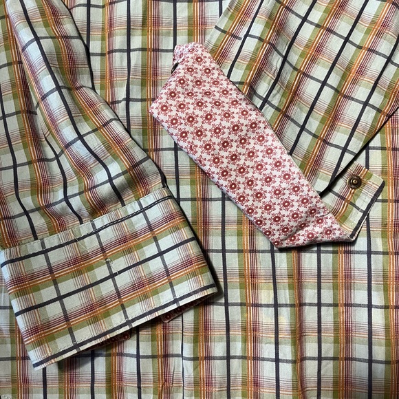 Wrangler Multicolor Plaid Button-Down Western shirt with Pearl Snaps size XL - Picture 6 of 6